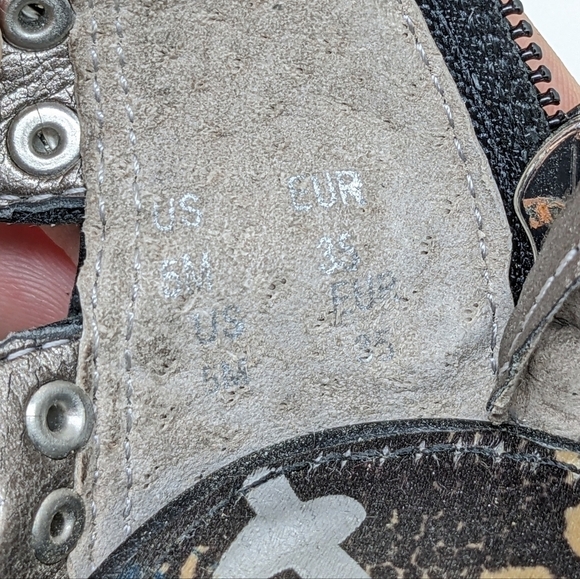 Sam Edelman Elyse black silver studded leather stiletto heel 5 - Picture 11 of 12